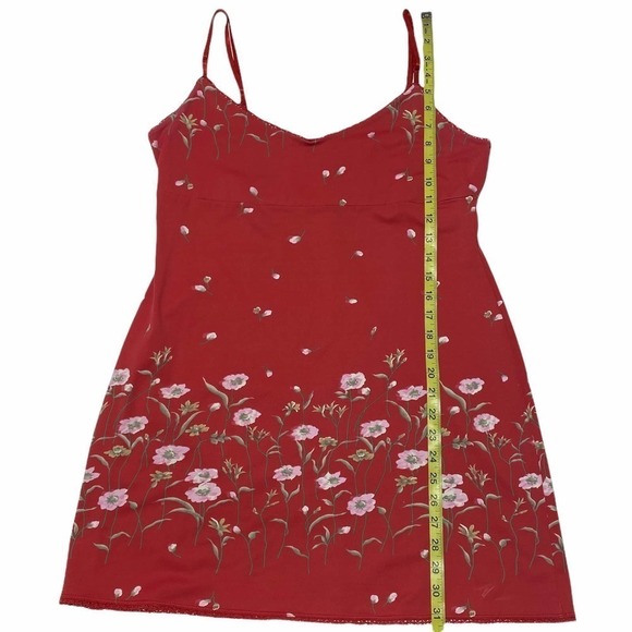 BCBGENERATION Red Floral Mini Sleeveless Dress - Picture 6 of 13